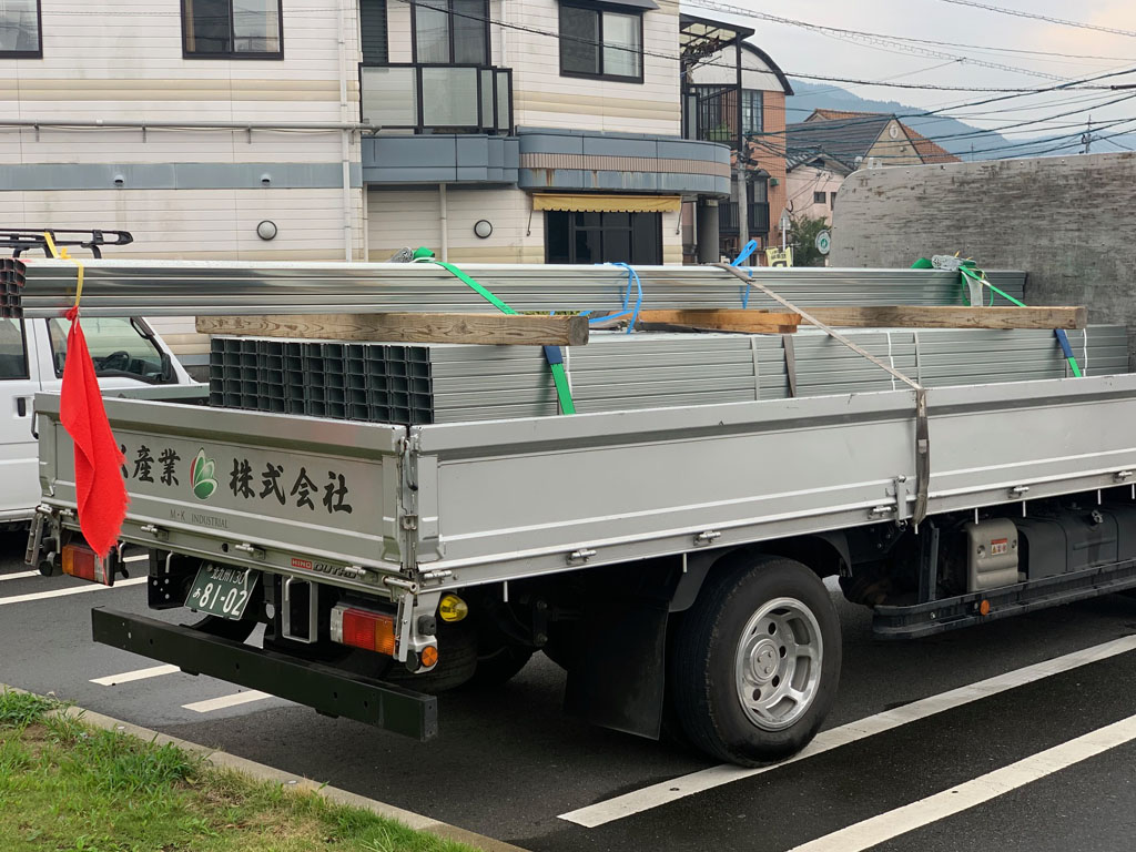 3t平車でのお仕事です